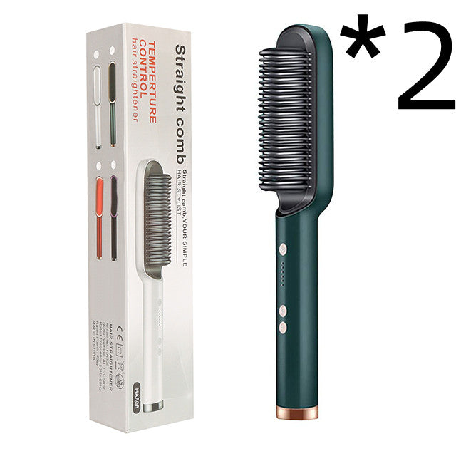 VelvetHalo NEW 2 in 1 Hair Straightener + Comb