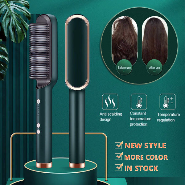 VelvetHalo NEW 2 in 1 Hair Straightener + Comb