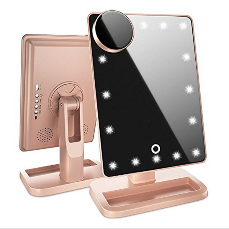 VelvetHalo NEW LED Makeup Mirror With Bluetooth Speaker AND MORE