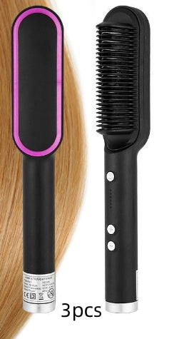 VelvetHalo NEW 2 in 1 Hair Straightener + Comb