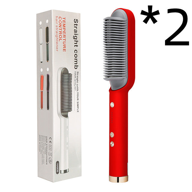 VelvetHalo NEW 2 in 1 Hair Straightener + Comb