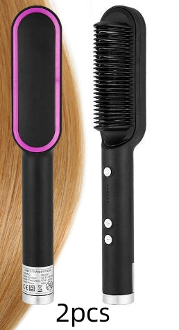 VelvetHalo NEW 2 in 1 Hair Straightener + Comb