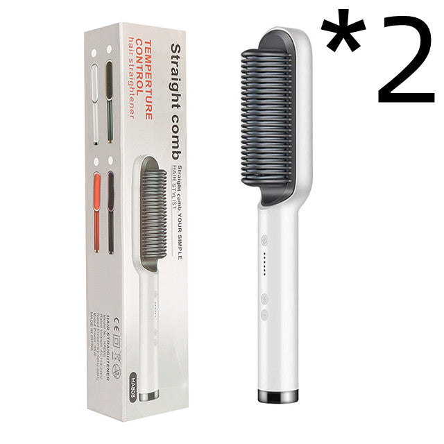 VelvetHalo NEW 2 in 1 Hair Straightener + Comb