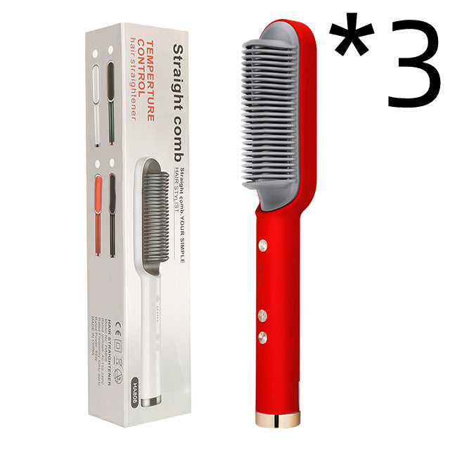 VelvetHalo NEW 2 in 1 Hair Straightener + Comb
